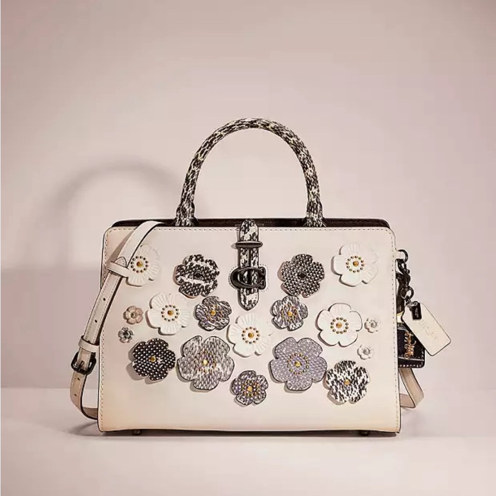 Coach ReLoved Serra light like Empire but built like Rogue Colorblock Snakeskin